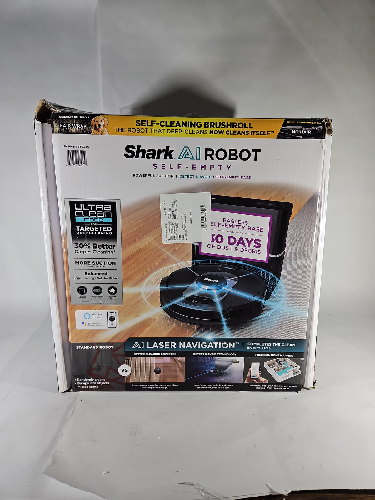 Shark AI Ultra Robot Vacuum with Self-Empty Base UR2500SR