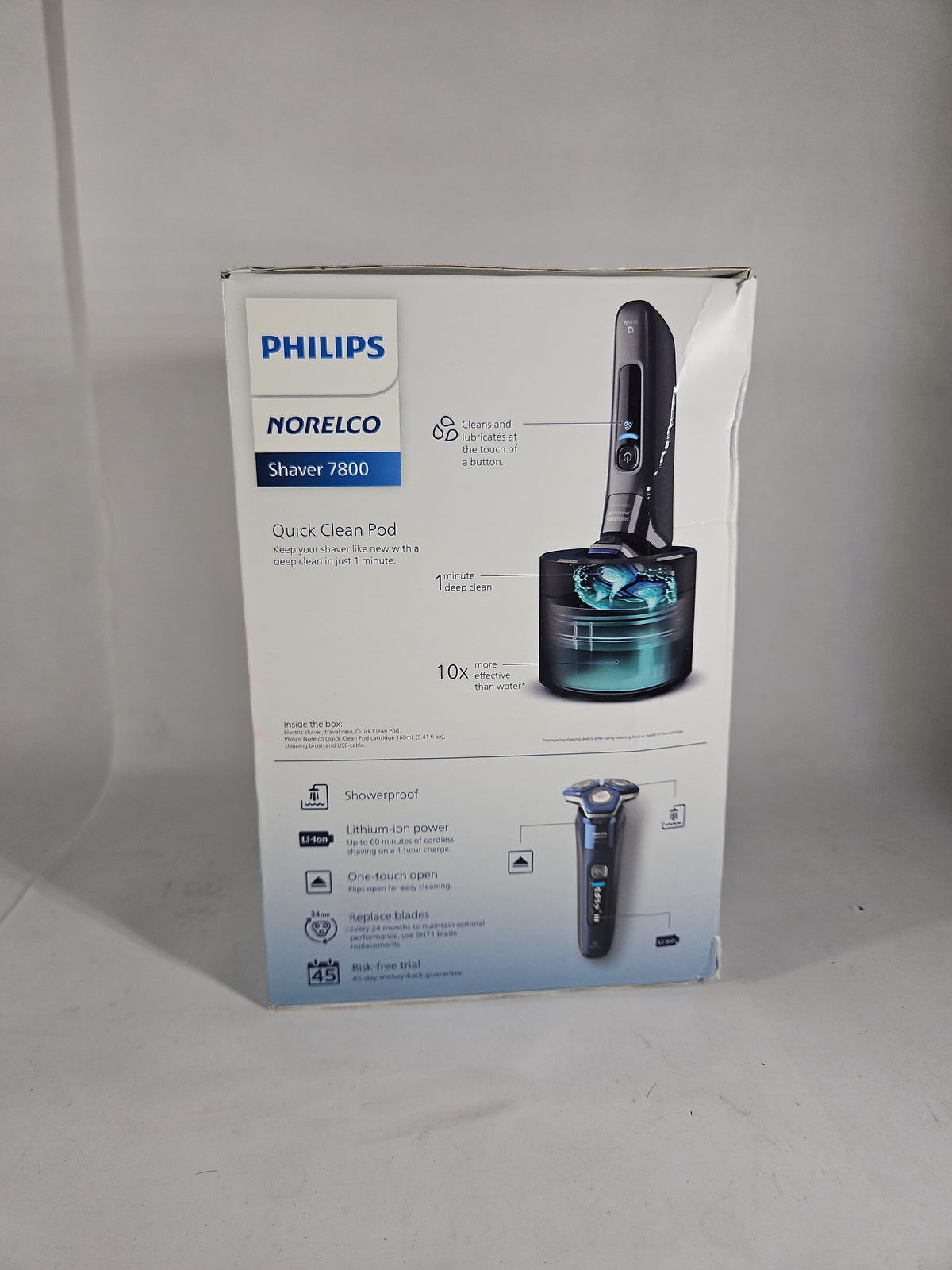 Philips Norelco Shaver 7800 Wet & Dry Electric Shaver Pop-Up Trimmer S7885/85