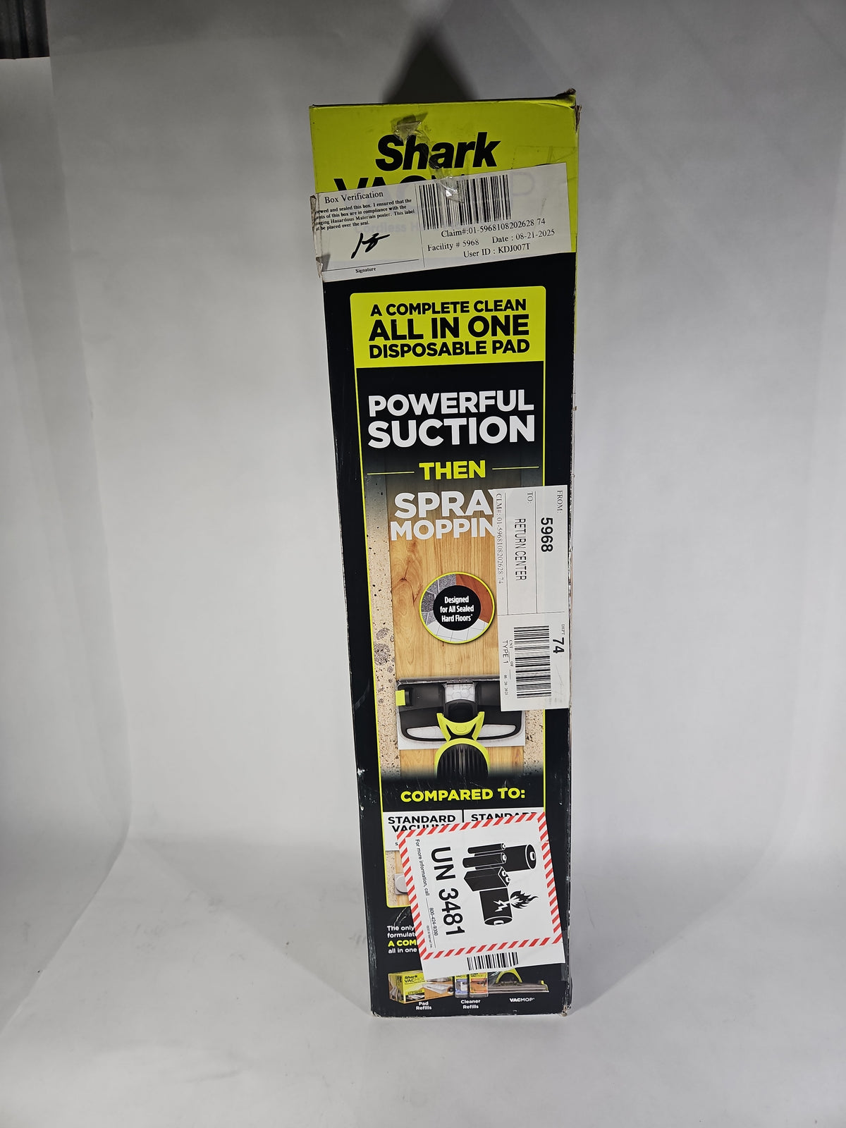 Shark VACMOP Cordless Hard Floor Vacuum Mop VM200