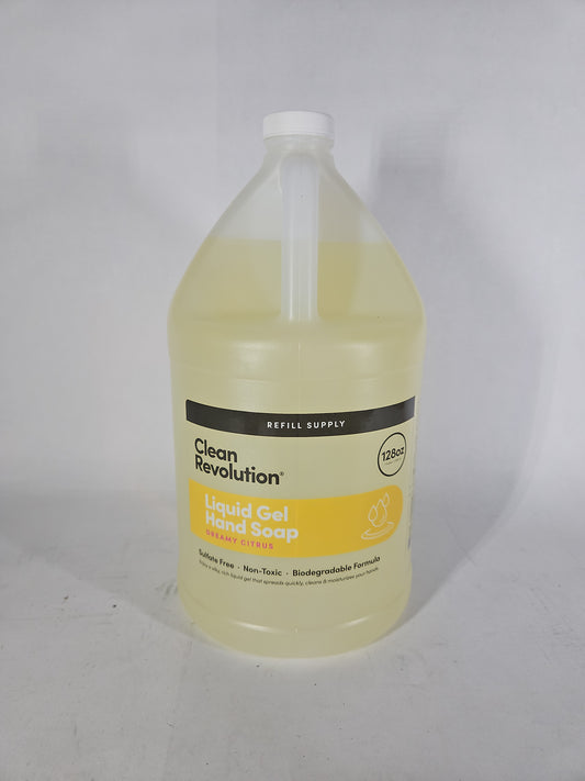 Clean Revolution Liquid Gel Hand Soap Refill Dreamy Citrus 128 fl oz