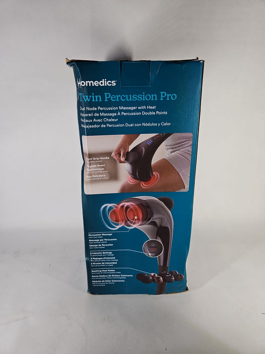 Homedics Twin Percussion Pro Massager with Heat HHP-385HA