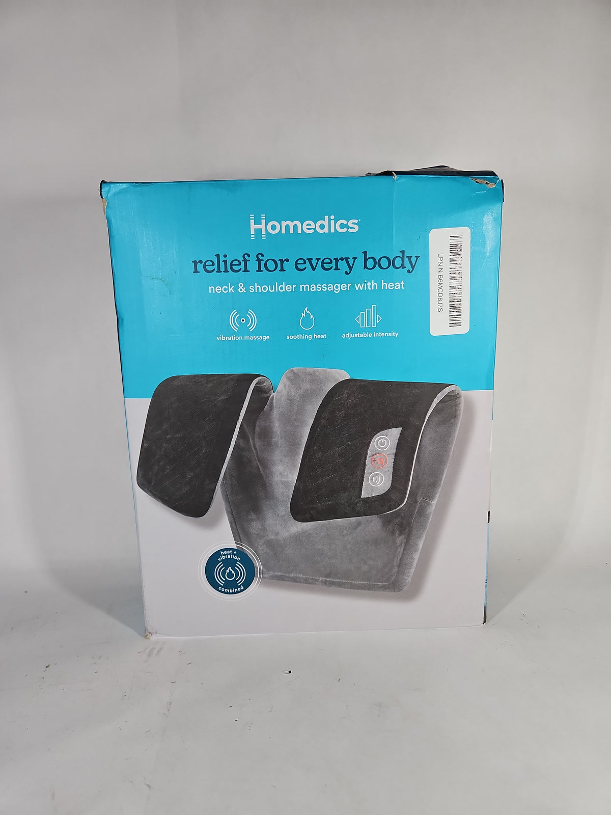 Homedics Heated Vibration Neck and Shoulder Wrap HCM-325H