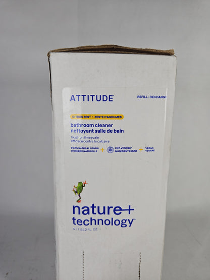 ATTITUDE Bathroom Cleaner Refill Citrus Zest 135.2 fl oz
