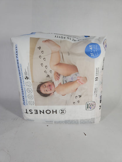 The Honest Company Training Pants Size 3T-4T 32-40 lbs 19 Count