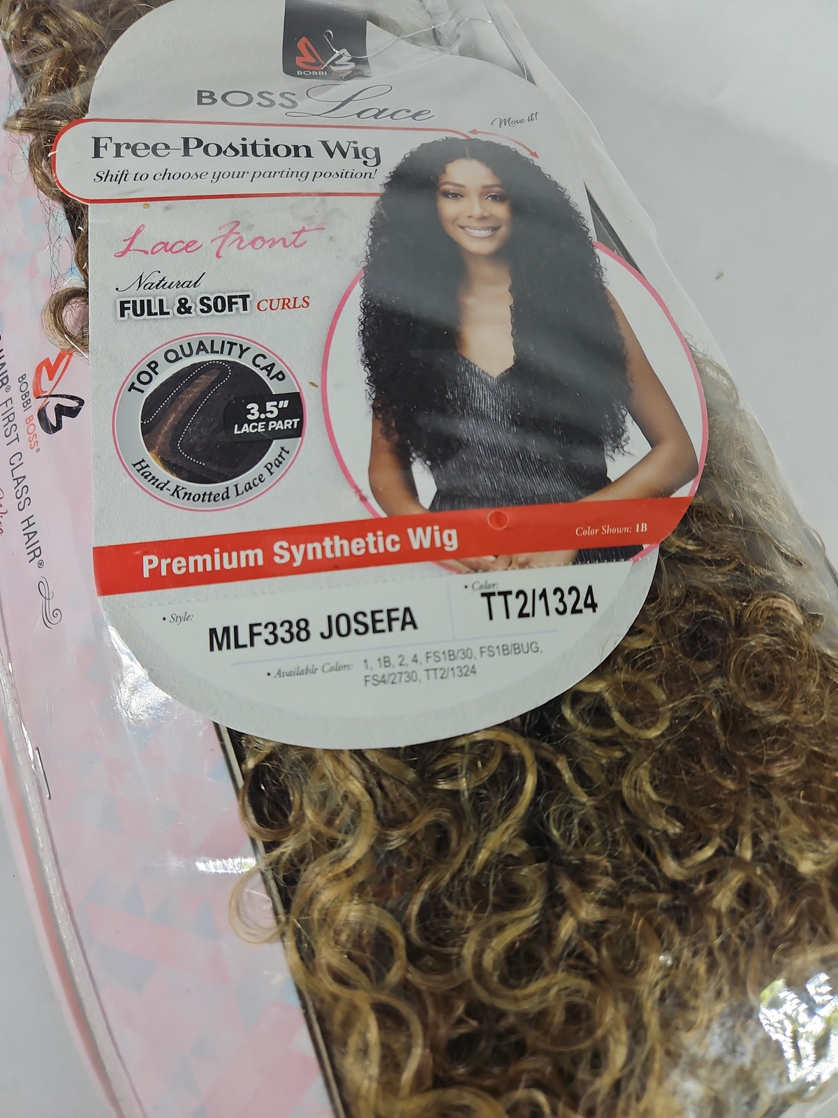 Bobbi Boss Boss Lace Synthetic Lace Front Wig MLF338 Josefa - TT2/1324