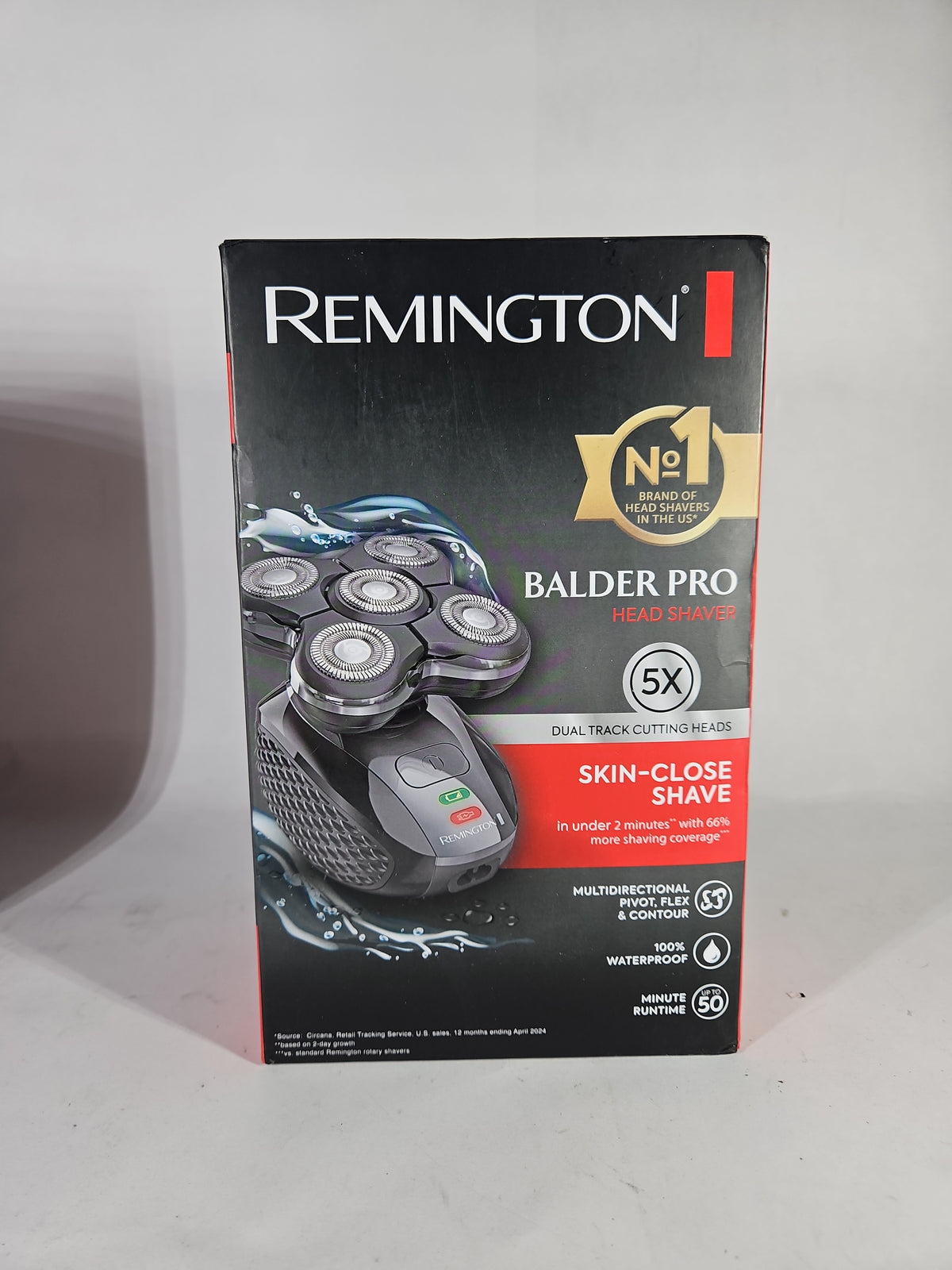 Remington Balder Pro Cordless Head Shaver XR7000 Wet & Dry - Black