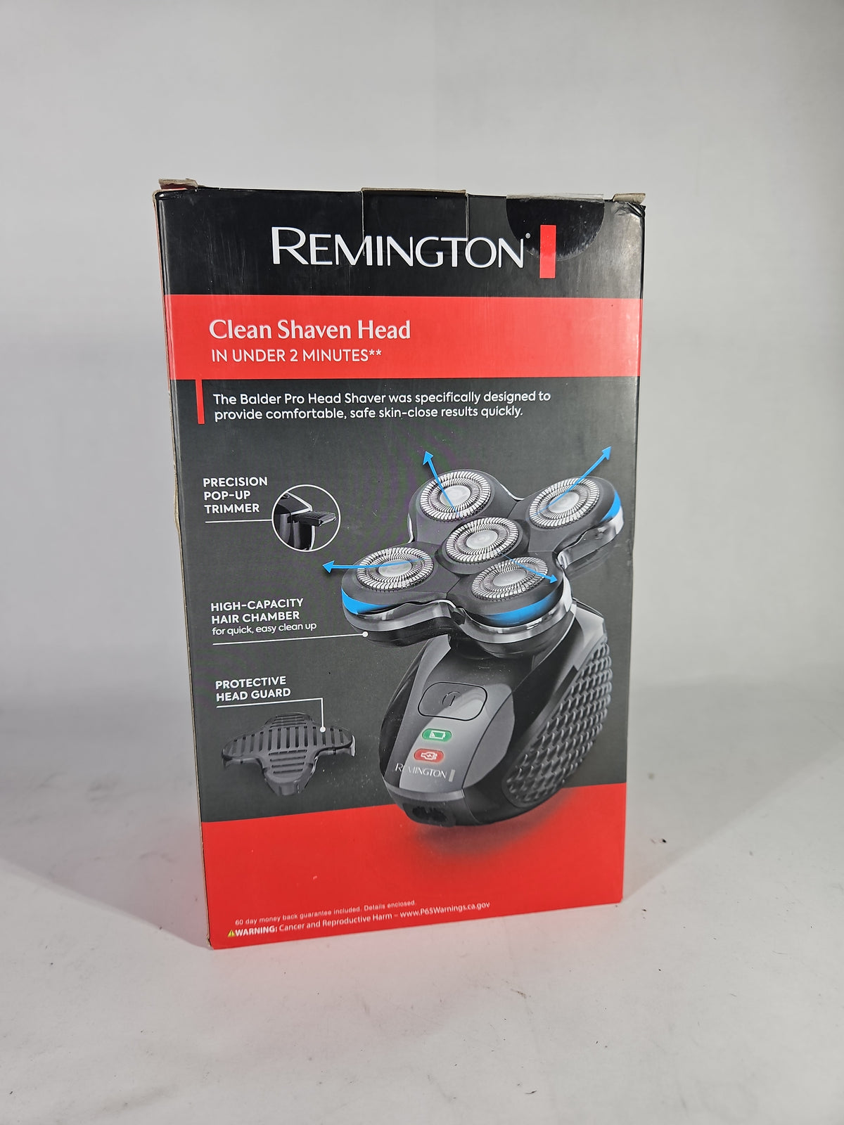 Remington Balder Pro Cordless Head Shaver XR7000 Wet & Dry - Black