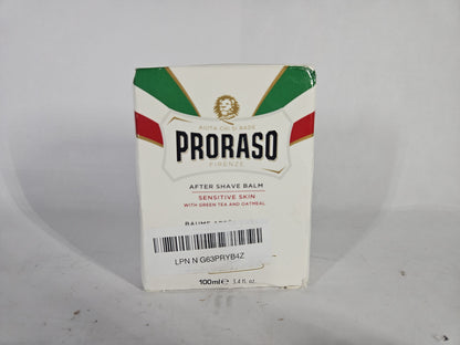 Proraso After Shave Balm Sensitive Skin Green Tea & Oatmeal 3.4 fl oz