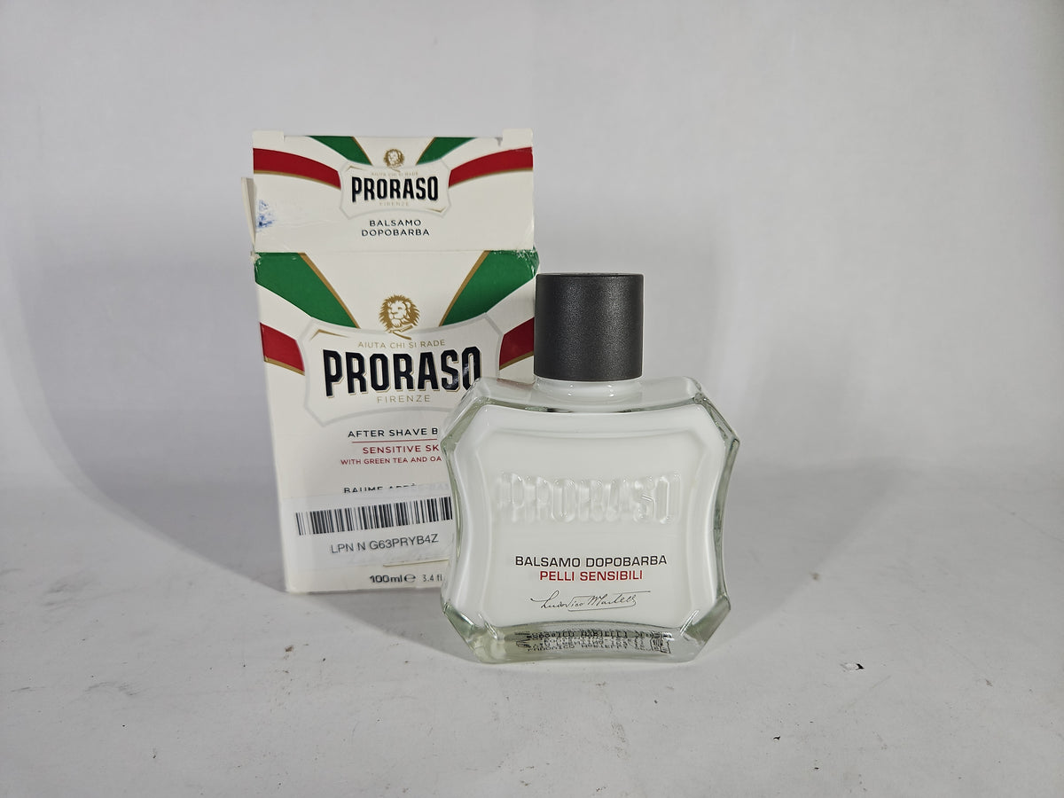 Proraso After Shave Balm Sensitive Skin Green Tea & Oatmeal 3.4 fl oz
