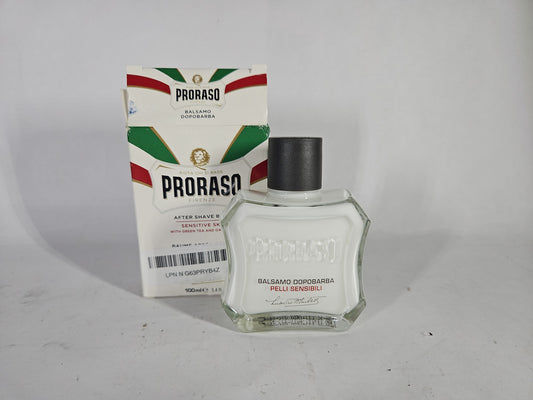 Proraso After Shave Balm Sensitive Skin Green Tea & Oatmeal 3.4 fl oz