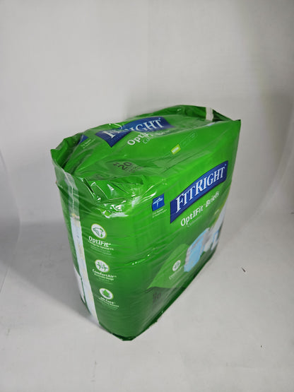 FitRight OptiFit Extra Adult Incontinence Briefs Large 44-56 in 20 Count