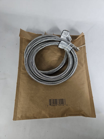 Smart Choice 6 ft Stainless Steel Refrigerator Water Line - Line Only, No Box