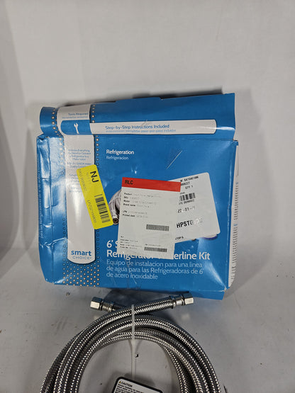 Smart Choice 6 ft Stainless Steel Refrigerator Waterline Kit