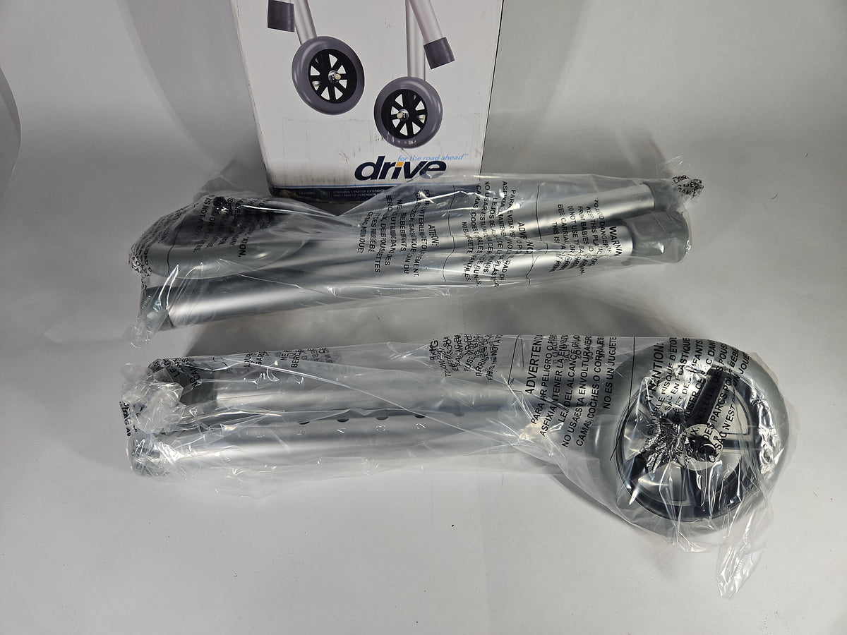 Drive Medical Tall Extension Legs with Wheels Combo Pack 10108WC