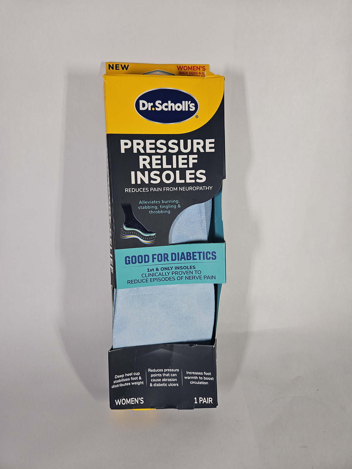 Dr. Scholl's Pressure Relief Insoles Women's Trim to Fit, Sizes 6-10