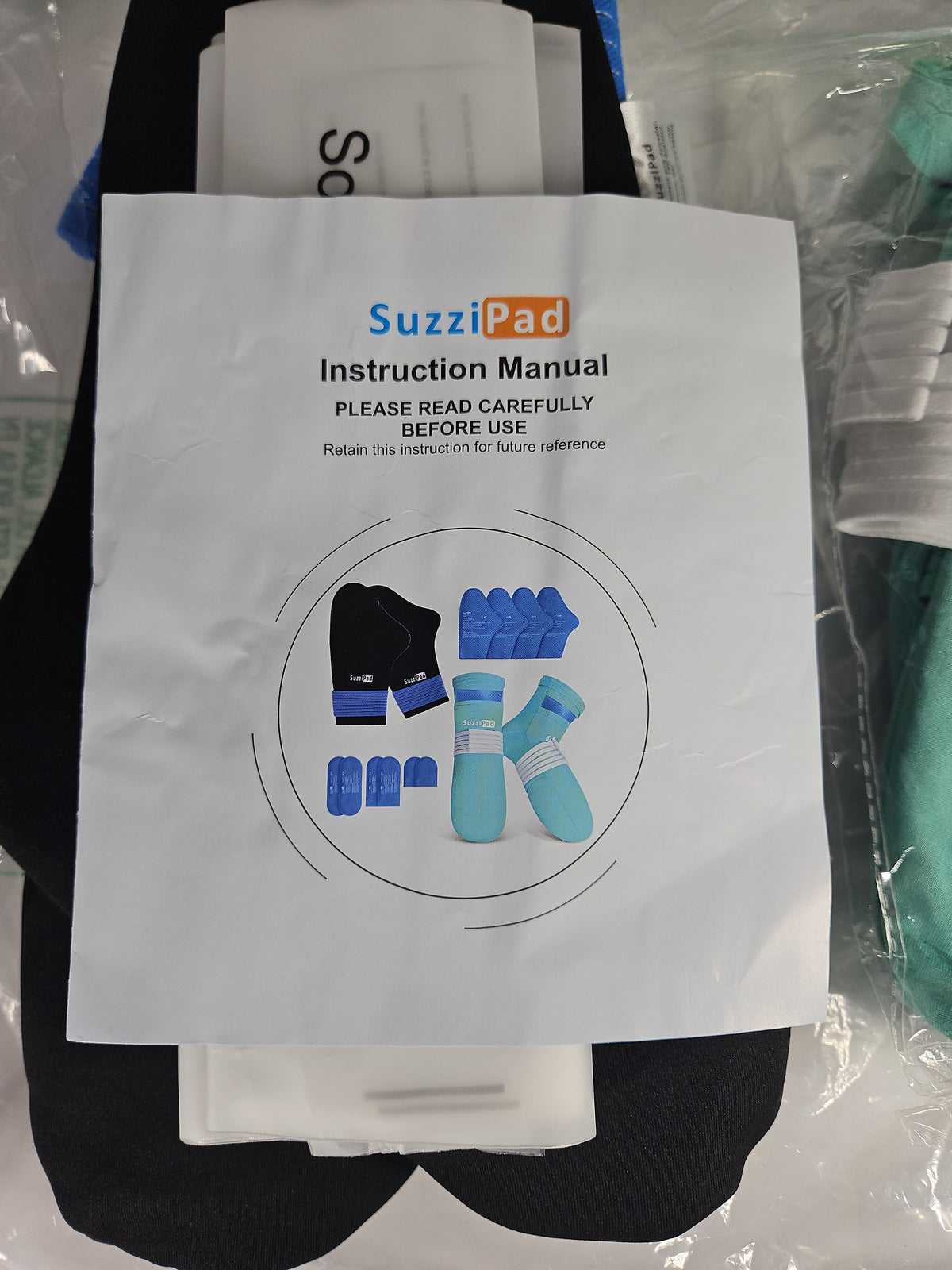 SuzziPad Cold Therapy Socks and Hand Ice Pack Cooling Gloves for Chemo