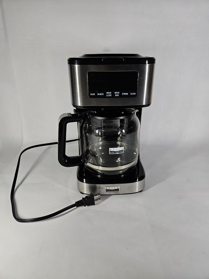 bella PRO 12-Cup Programmable Coffee Maker 90194 - Stainless Steel - Used