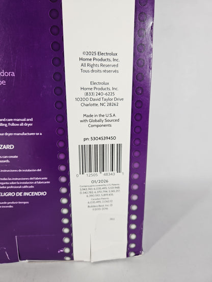 Smart Choice Semi-Rigid Dryer Vent Kit Expands to 8 ft