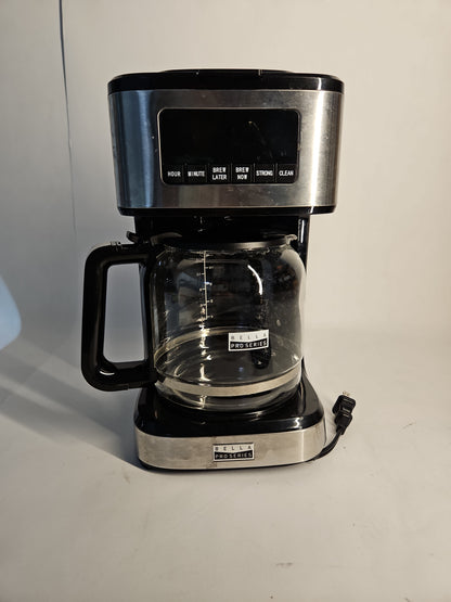 bella PRO 12-Cup Programmable Coffee Maker 90194 - Stainless - Used, No Box