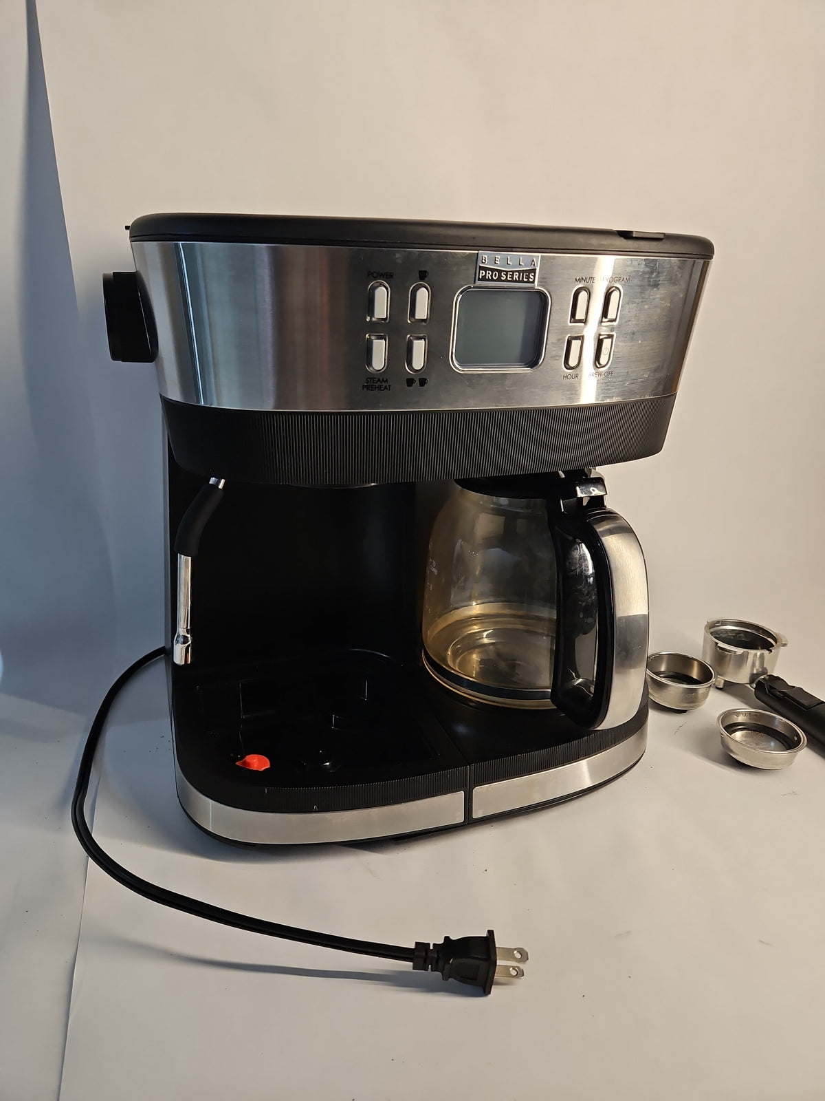 bella PRO Combo 19-Bar Espresso & 10-Cup Drip Coffee Maker 90267 - Used, No Box