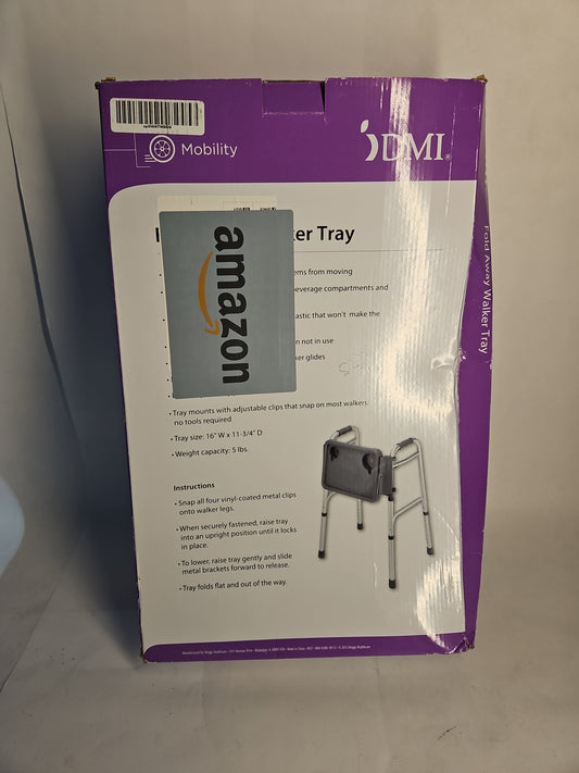 DMI Fold Away Walker Tray with Cup Holders