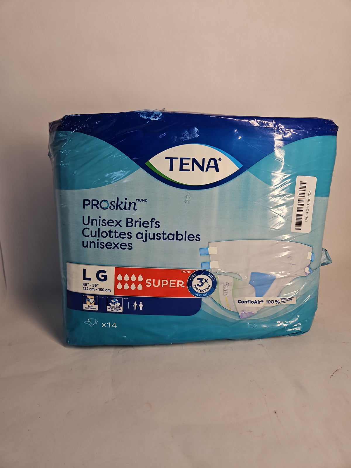 Tena ProSkin Unisex Briefs Super Large 14 Count