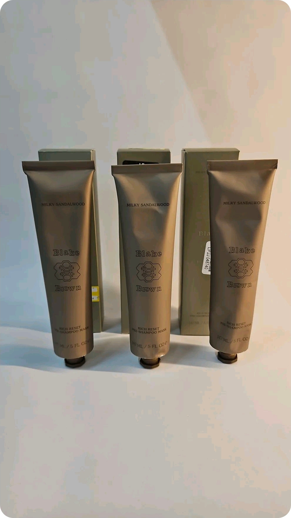 3-Pack Blake Brown Rich Reset Pre-Shampoo Mask – Milky Sandalwood