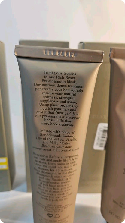 3-Pack Blake Brown Rich Reset Pre-Shampoo Mask – Milky Sandalwood