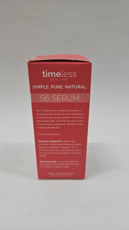 Timeless Skin Care Matrixyl Synthea6 Peptide Serum -1 fl oz