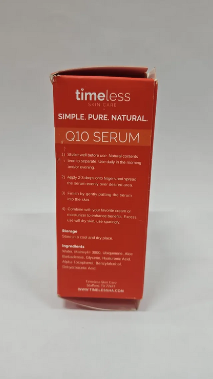 Timeless Skin Care Coenzyme Q10 + Peptides Serum -1 fl oz