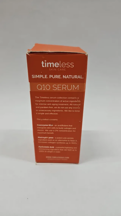 Timeless Skin Care Coenzyme Q10 + Peptides Serum -1 fl oz